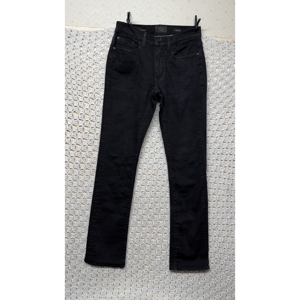 Outpost Makers Jeans Mens Size 30x32  Black Denim Slim Straight Stretch
